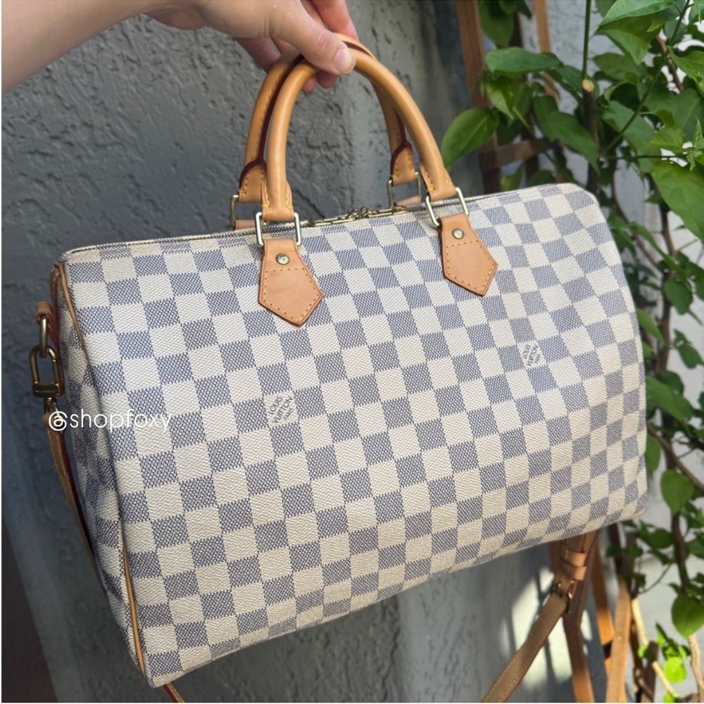 Louis Vuitton Damier Azur Speedy Bandouliere 35